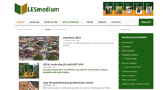 Desktop Screenshot of lesmedium.sk