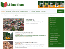 Tablet Screenshot of lesmedium.sk